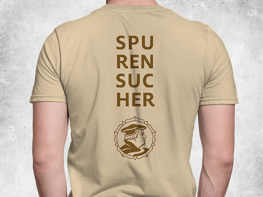 T-Shirt für Spurensucher